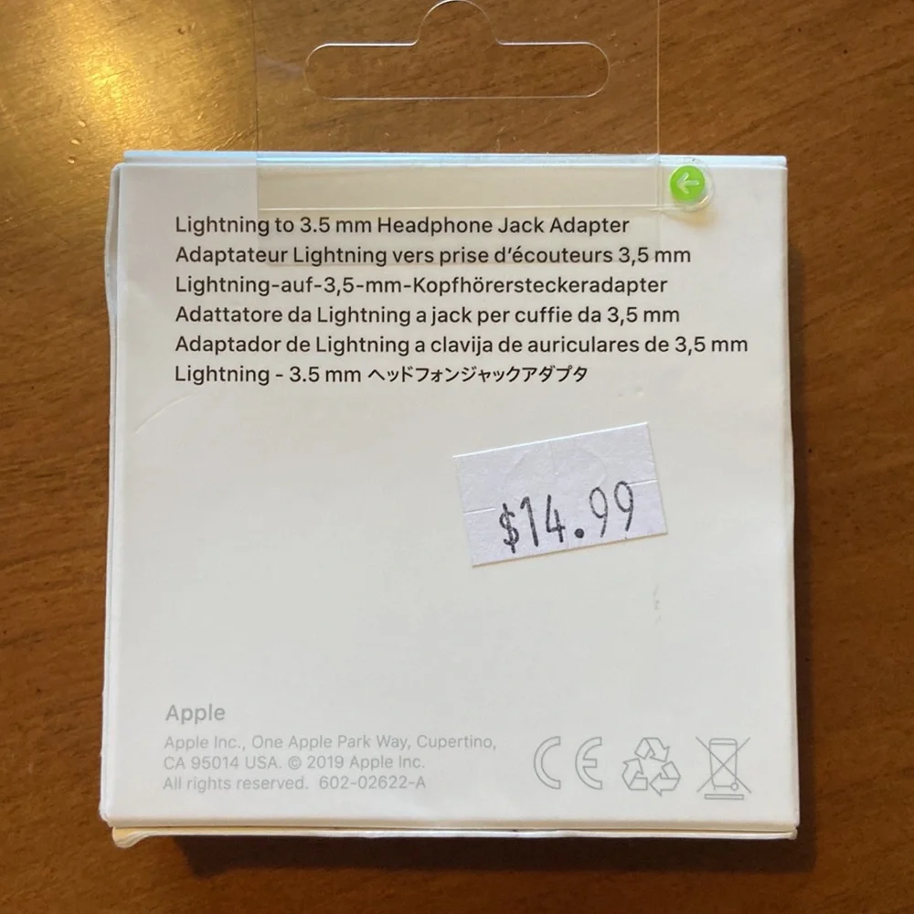 iPhone Lightning to Headphone Jack
